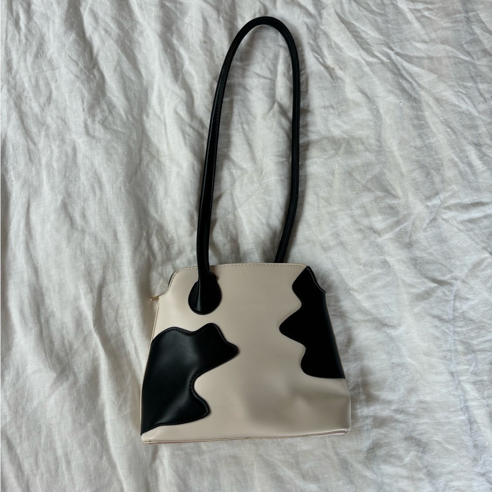 Leather Cow print purse